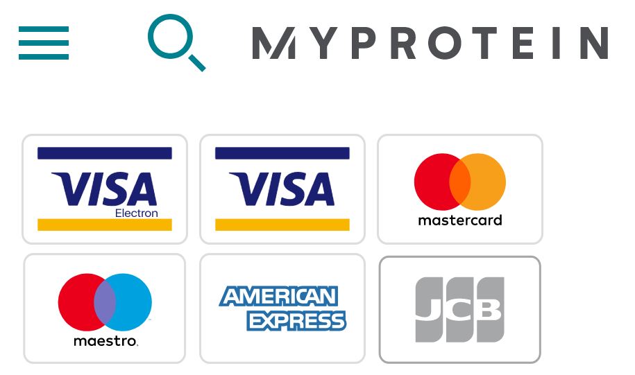 マイプロテインで使えるカードブランド